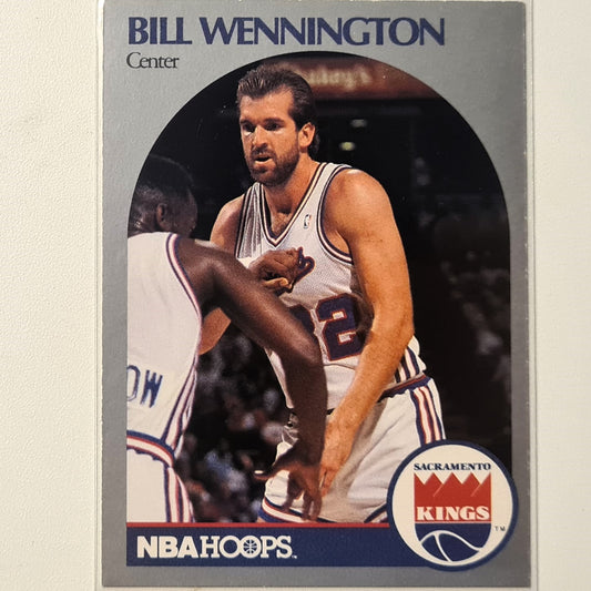 Bill Wennington 1990 NBA Hoops #431 NBA Basketball Sacramento Kings very good Sleeved