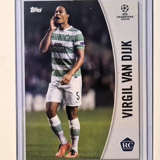 Virgil Van Dijk 2021 Topps lost rookie RC Soccer Football Celtic Excellent/Mint Sleeved