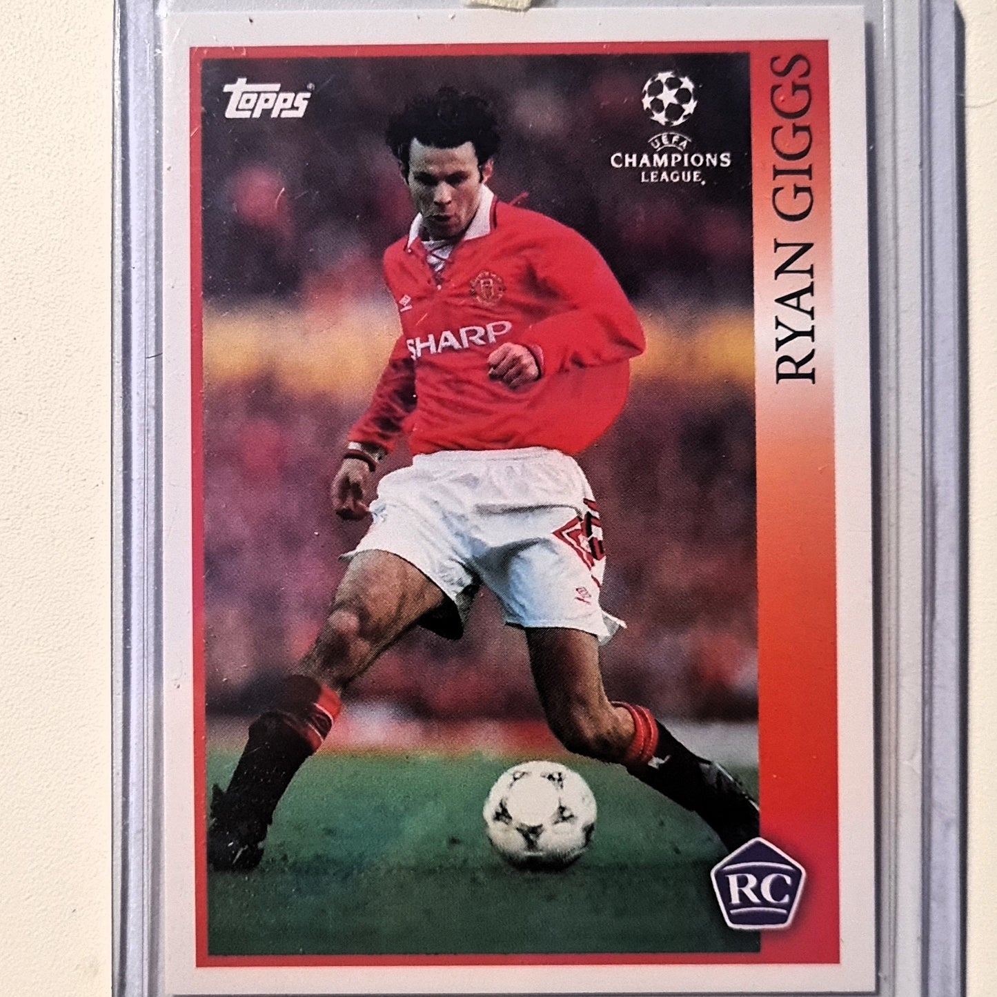 Ryan Giggs 2021 Topps lost rookie RC Soccer Football Manchester United Excellent/Mint Sleeved