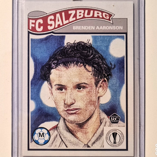 Brenden Aaronson 2021 Topps LIVING SET Rookie RC  #299 Soccer Football FC Salzburg excellent/mint Sleeved