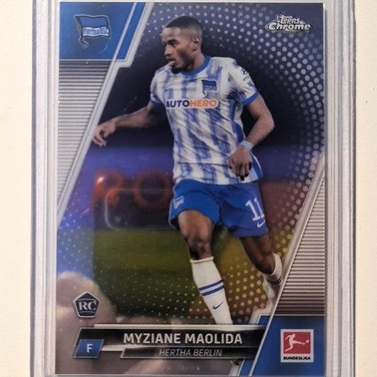 Myziane Maolida 2022 Topps Chrome Rookie RC  #146 Soccer Football Hertha Berlin excellent/mint Sleeved