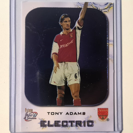 Tony Adams 1999-2000 Futera Fans Selection Electric insert Soccer Football Arsenal excellent Sleeved