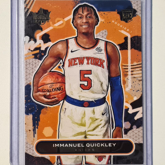 Immanuel Quickley 2020-21 Panini Court Kings Rookie RC #84 NBA Basketball New York Knicks excellent/Mint sleeved