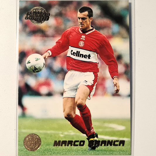 Marco Bianca 1999 Merlin Premier Gold 99 #98 Soccer Football Middlesbrough excellent sleeved