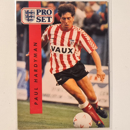 Paul Hardyman 1990-91 Pro Set #218 Soccer Football Sunderland fair-good sleeved