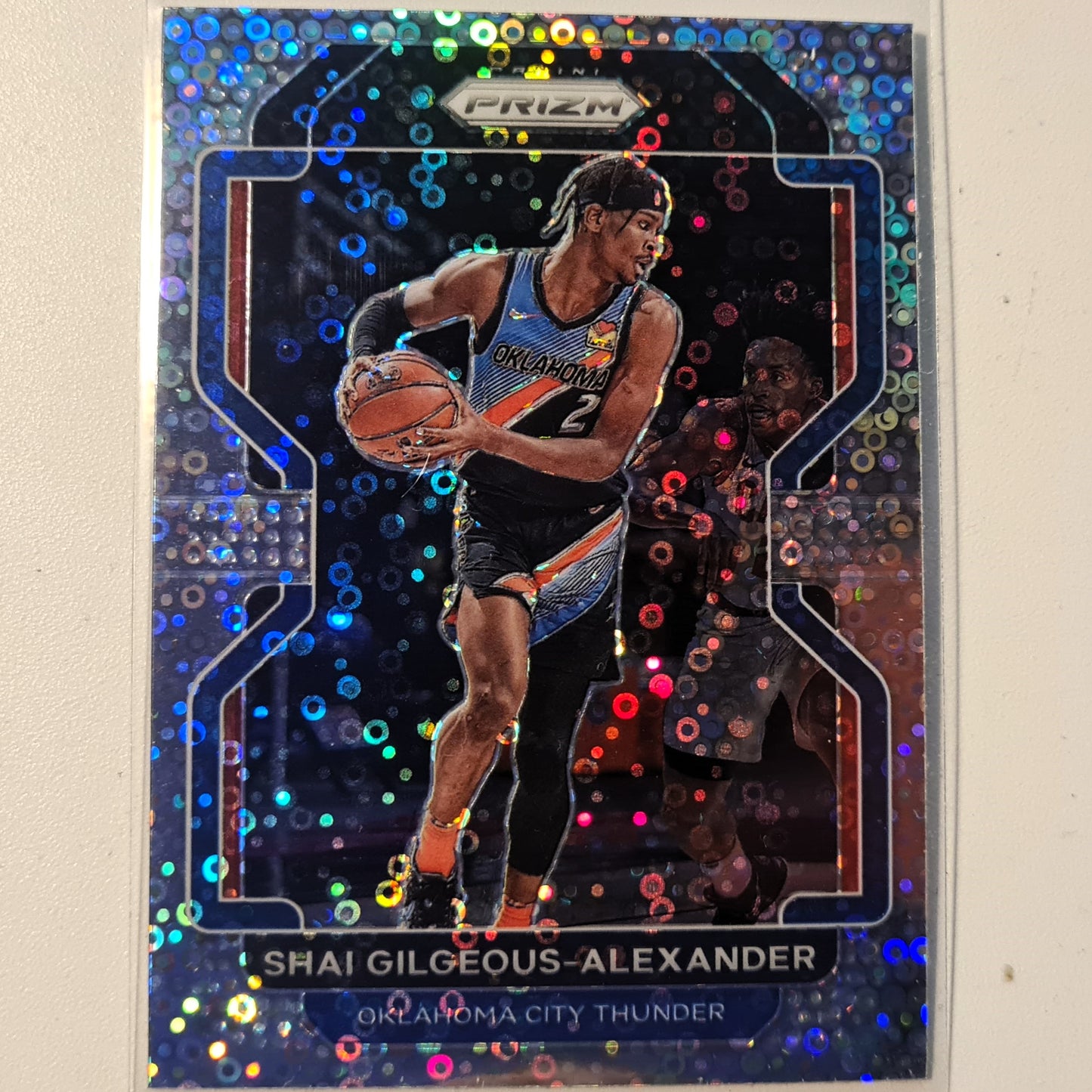 Shai Gilgeous-Alexander 2021-22 Panini Prizm Disco #238 NBA Basketball Charlotte Hornets Excellent/Mint sleeved