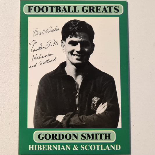 Gordon Smith Football Greats #35 Soccer Football Hibernian Excellent sleeved