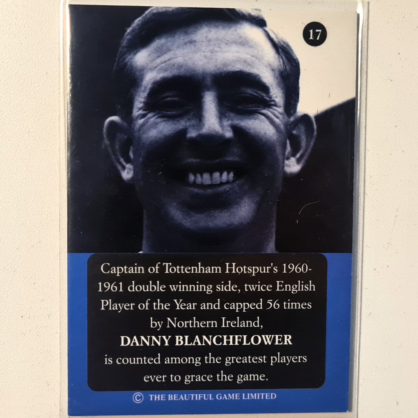 Danny Blanchflower Football Greats #17 Soccer Football Tottenham very good sleeved