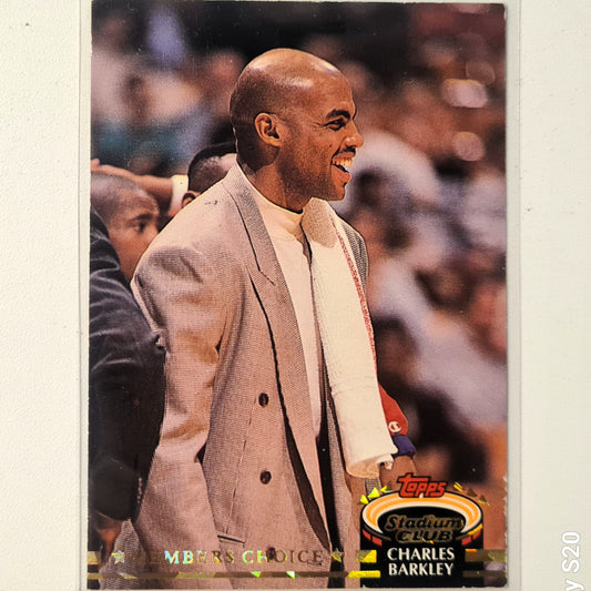 Charles Barkley 1992 Topps stadium club members choice #197 NBA Basketball good sleeved