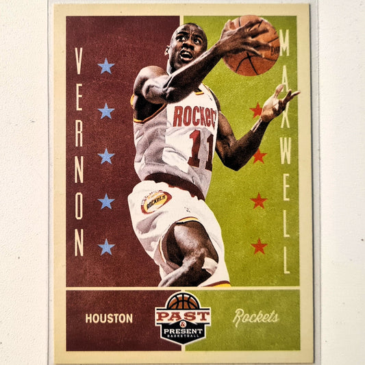 Vernon Maxwell 2012-13 Past & present #20 NBA Basketball Houston Rockets Excellent sleeved