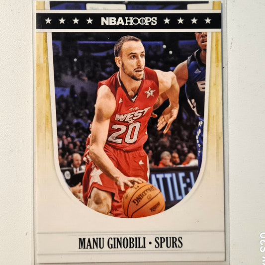 Manu Ginobili 2012 Panini NBA Hoops #267 NBA Basketball San Antonio Spurs Excellent sleeved
