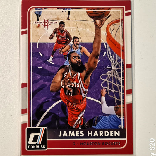 James Harden 2015-16 Panini Donruss #73 NBA Basketball Houston Rockets Excellent sleeved