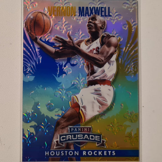 Vernon Maxwell 2013-14 Panini Crusade #133 NBA Basketball Houston Rockets Excellent sleeved