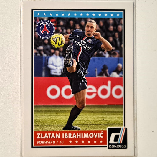 Zlatan Ibrahimovic 2015 Panini Donruss #52 Soccer Football Paris Saint-Germain Excellent sleeved