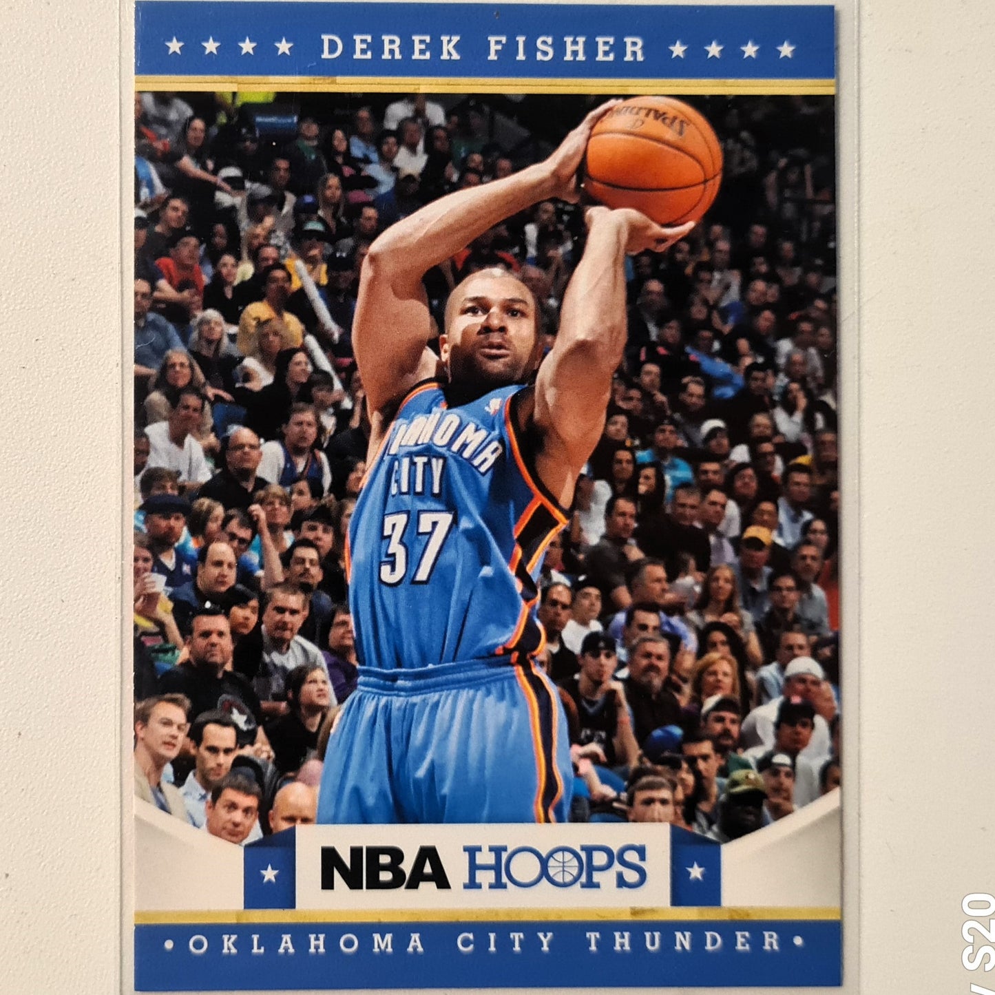 Dereck Fisher 2012 Panini NBA Hoops #132 NBA Basketball Oklahoma City Thunder Excellent sleeved