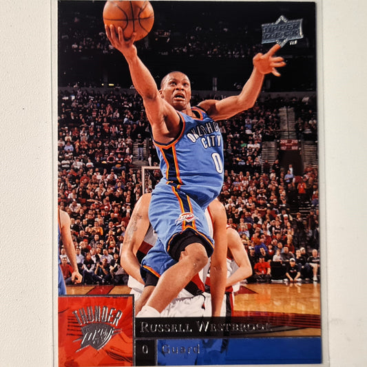 Russell Westbrook 2009-10 Upper-Deck #134 NBA Basketball Oklahoma City Thunder Excellent sleeved