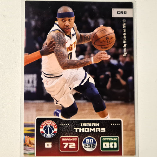 Isaiah Thomas 2019 Panini Adrenalyn XL C60 NBA Basketball Denver Nuggets good sleeved
