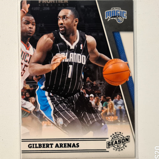 Gilbert Arenas 2011 Panini season update  #88 NBA Basketball Orlando Magic good sleeved