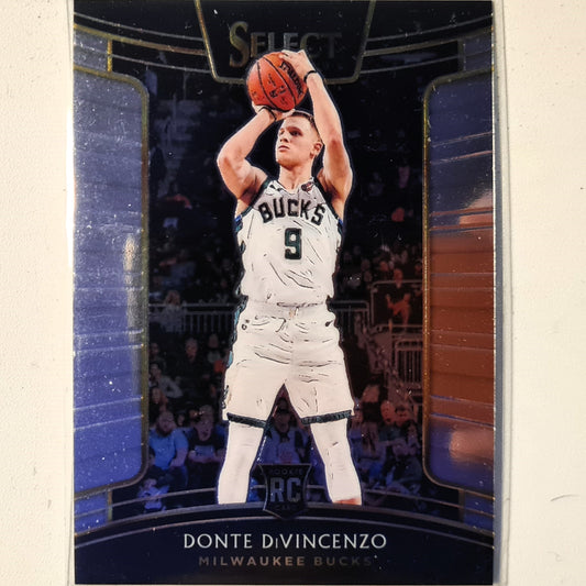 Donte DiVincenzo 2018-19 Panini Select Rookie Card RC #67 NBA Basketball Milwaukee Bucks Excellent/Mint sleeved