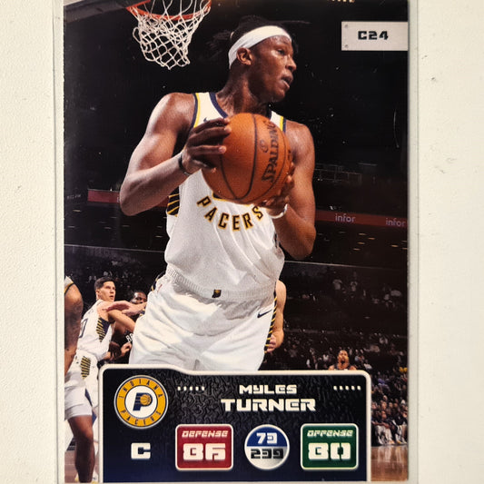 Miles Turner 2019 Panini Adrenalyn XL C24 NBA Basketball Indiana Pacers very good sleeved
