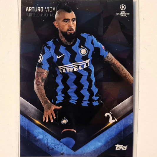 Arturo Vidal 2021 Topps Champions League Soccer Football Inter Milan Mint sleeved