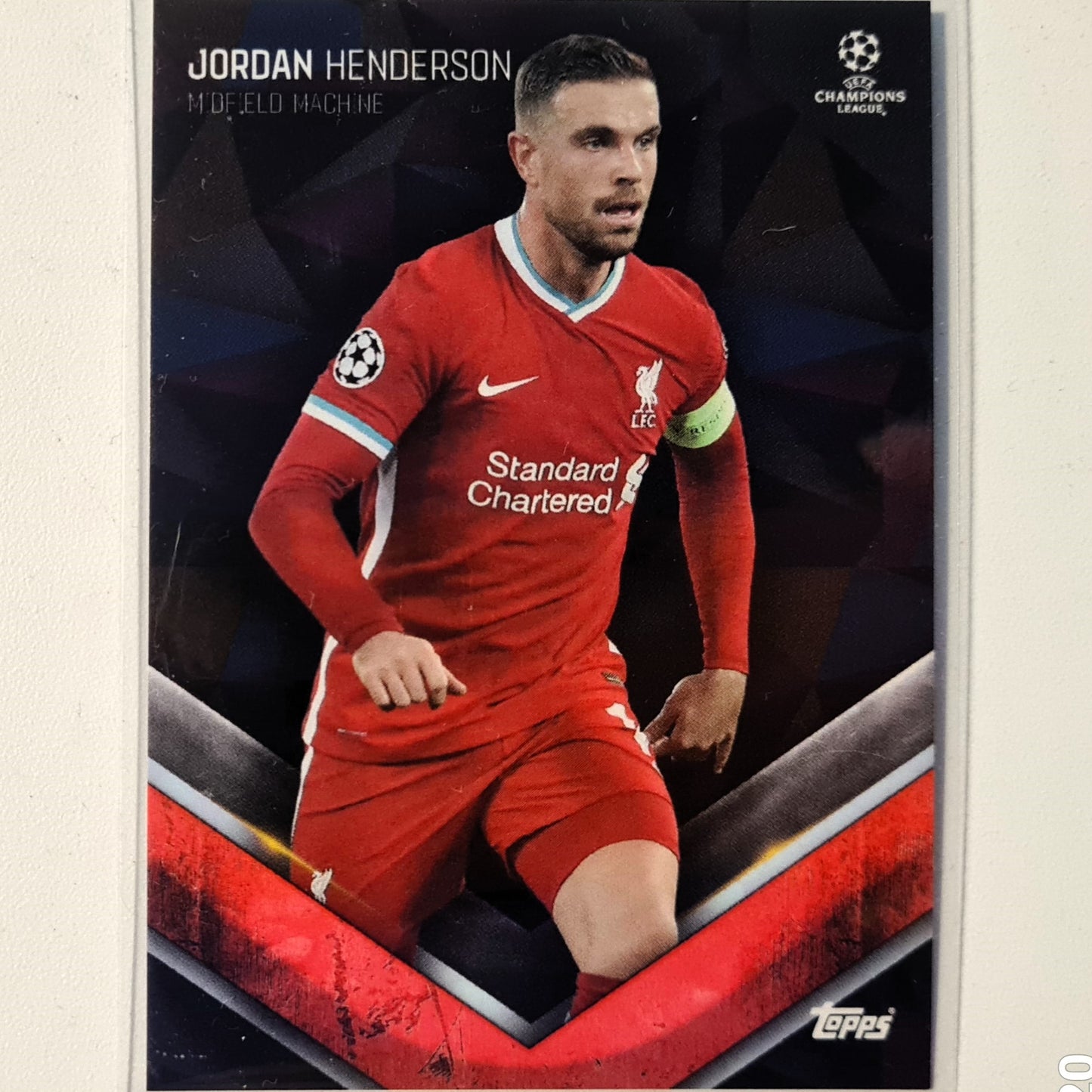 Jordan Henderson 2021 Topps Champions League Soccer Football Liverpool Mint sleeved