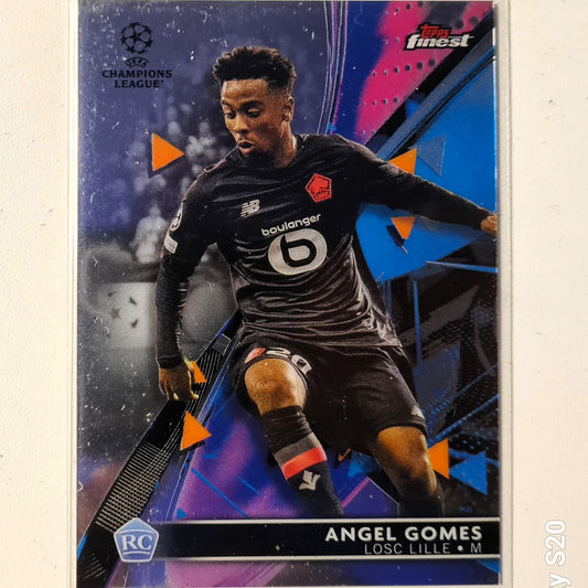 Angel Gomes 2022 Topps Finest Champions League Rookie RC #65  Soccer Football LOSC Lille mint sleeved