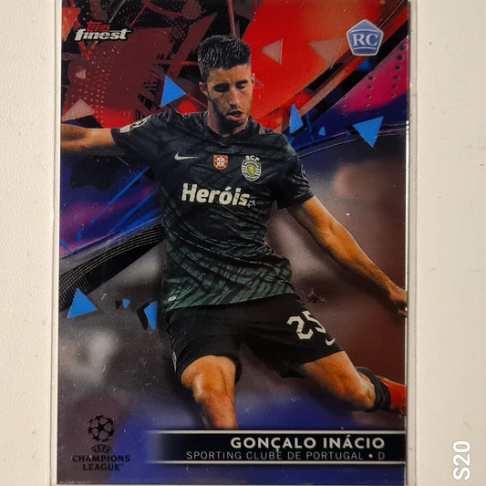 2022 Topps Finest Champions League Rookie RC #79  Soccer Football Sporting Portugal mint sleeved