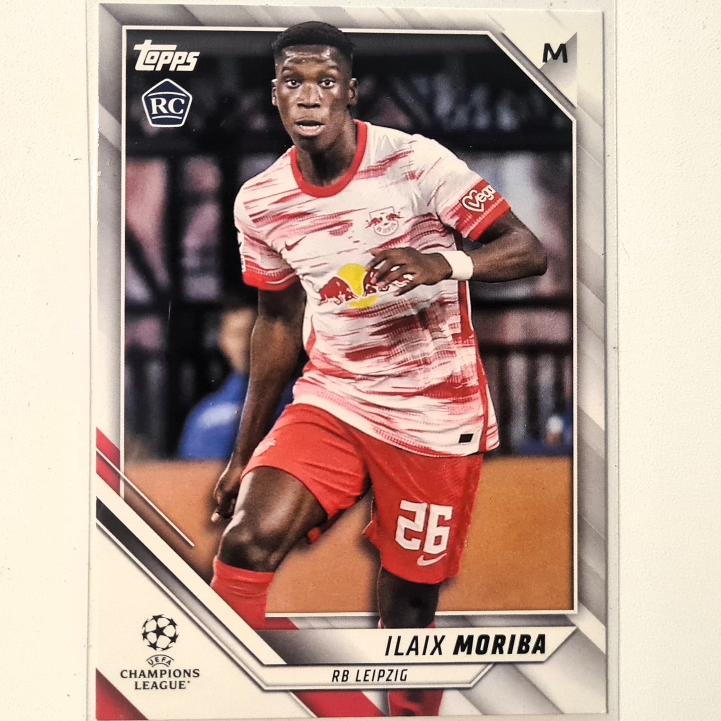 Ilaix Moriba 2022 Topps  Champions League Japan variant Rookie RC #9 Soccer Football RB Leipzig excellent mint Sleeved