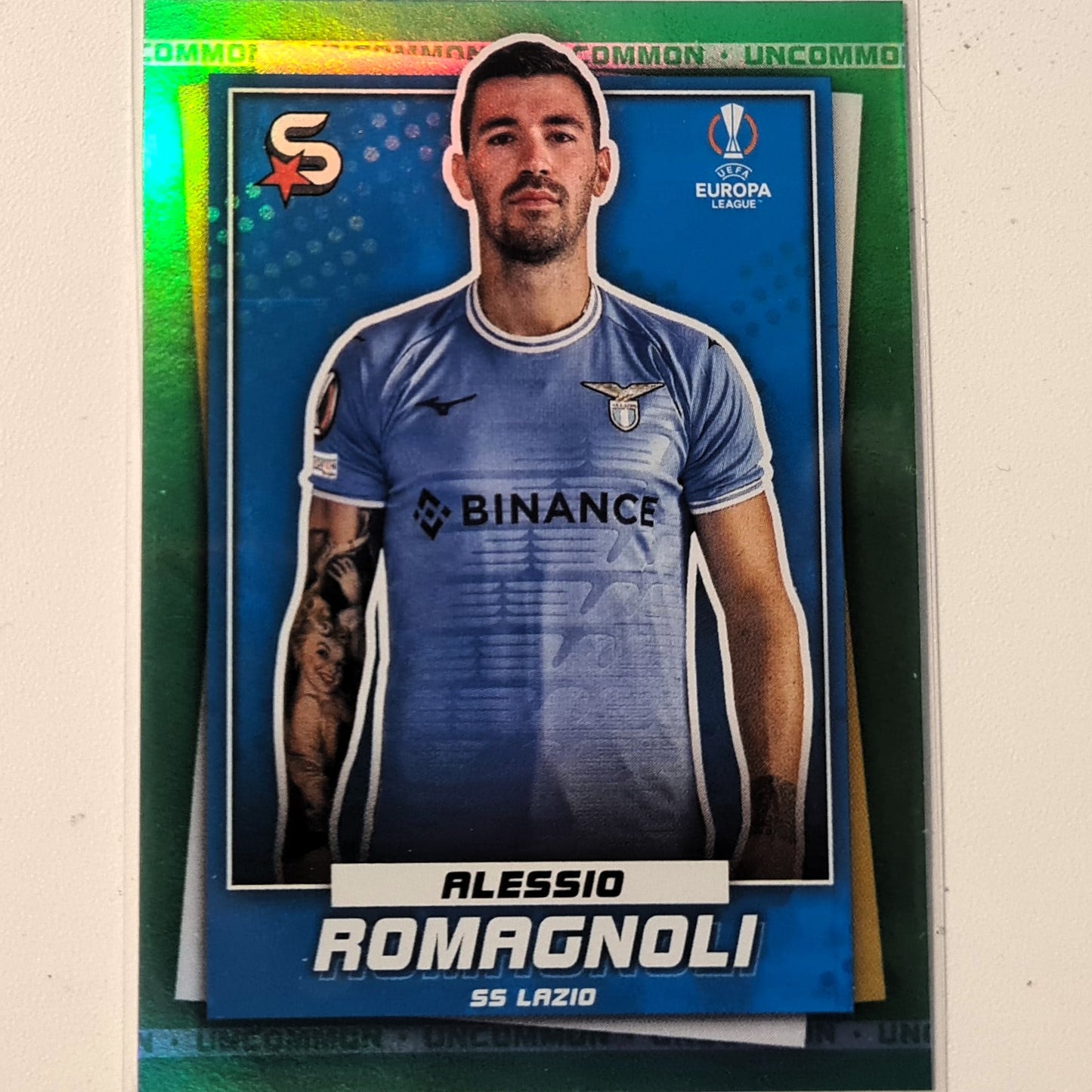 Alessio Romagnoli 2023 Topps Football Superstars green uncommon foil #179 Soccer Football SS Lazio mint Sleeved