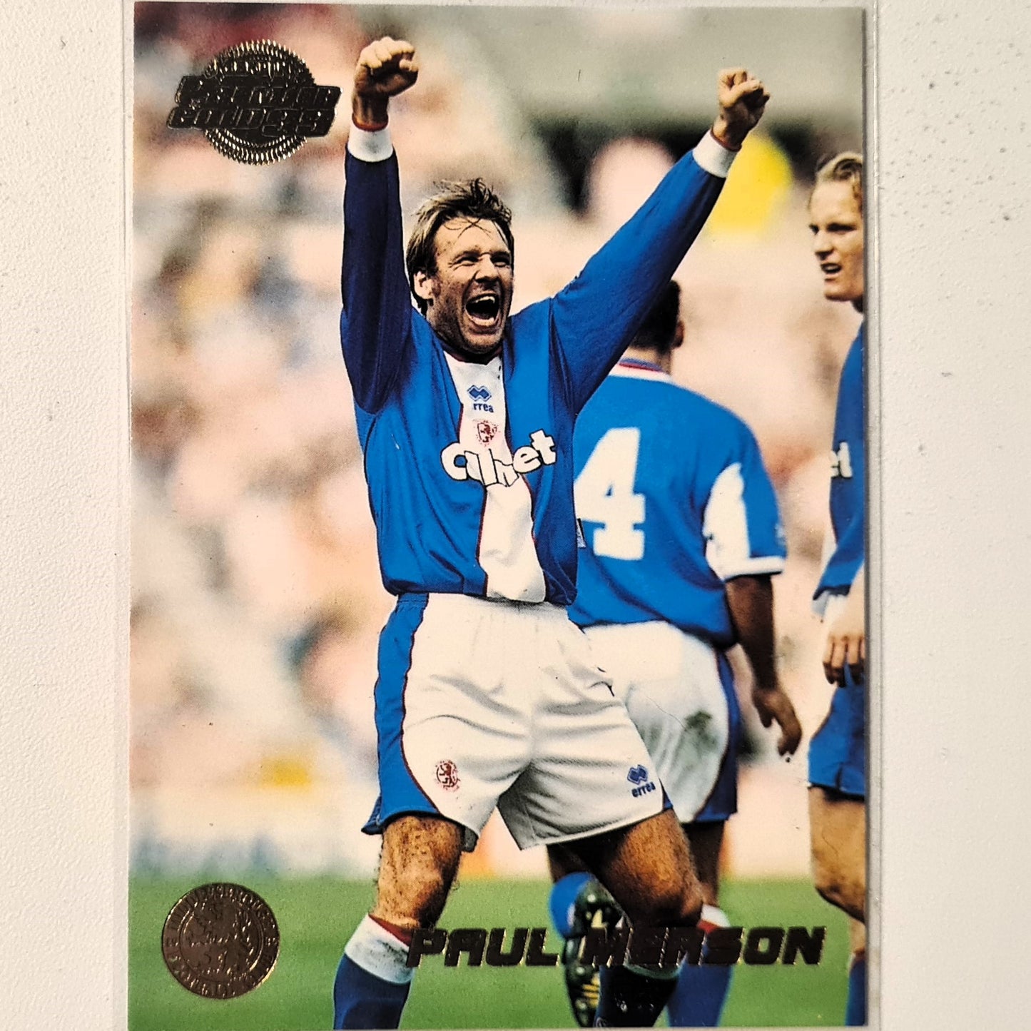 Paul Merson 1999 Merlin Premier Gold 99 #97 Soccer Football Middlesbrough Excellent Sleeved