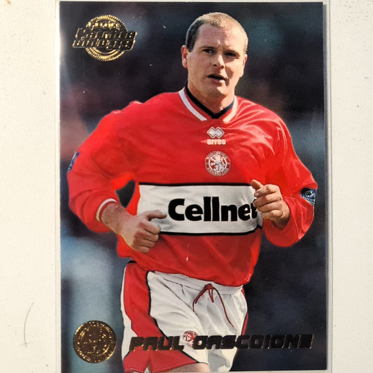 Paul Gascoigne 1999 Merlin Premier Gold 99 #96 Soccer Football Middlesbrough Excellent Sleeved