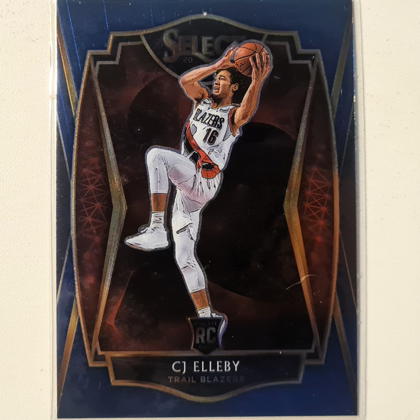 CJ Elleby 2020-21 Panini Select premier Level blue Rookie RC Card #198 NBA Basketball Portland Trail Blazers Excellent/mint Sleeved