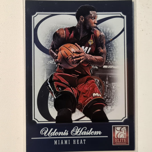 Udonis Haslem 2012-13 Panini Elite #129  NBA Basketball Miami Heat very good/excellent sleeved