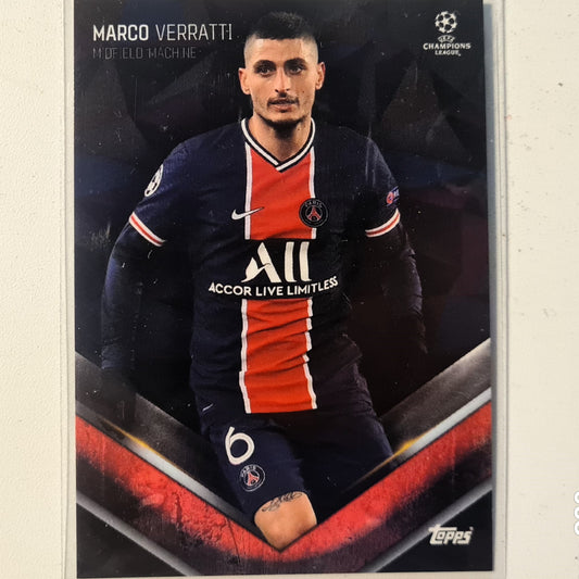 Marco Verratti 2021 Topps Champions league  Soccer Football Paris Saint-Germain excellent/mint sleeved