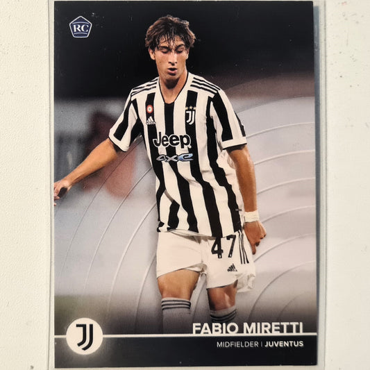 Fabrio Miretti 2021 Topps Juventus curated set Rookie RC  #17 Soccer Football Juventus excellent/mint sleeved