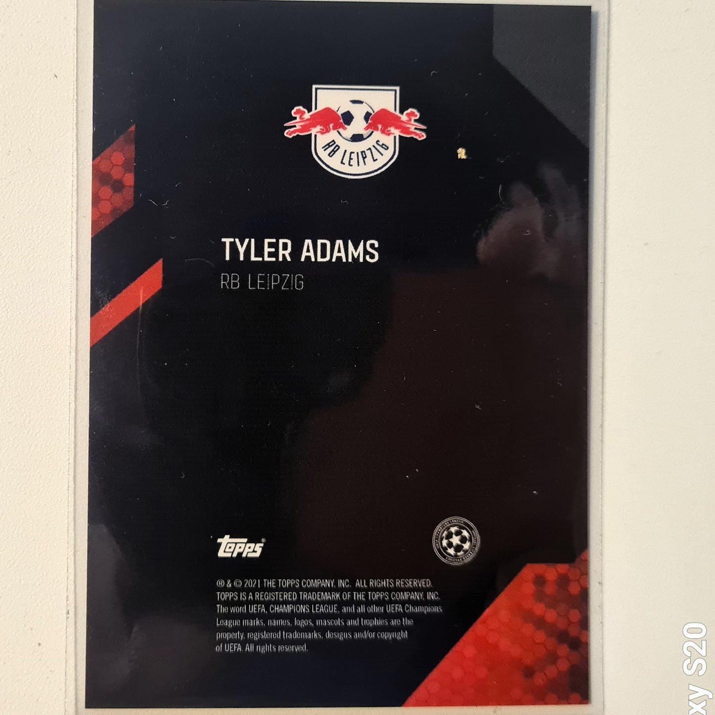 Tyler Adams 2021 Topps Champions League National Hero Soccer Football RB Leipzig excellent/mint