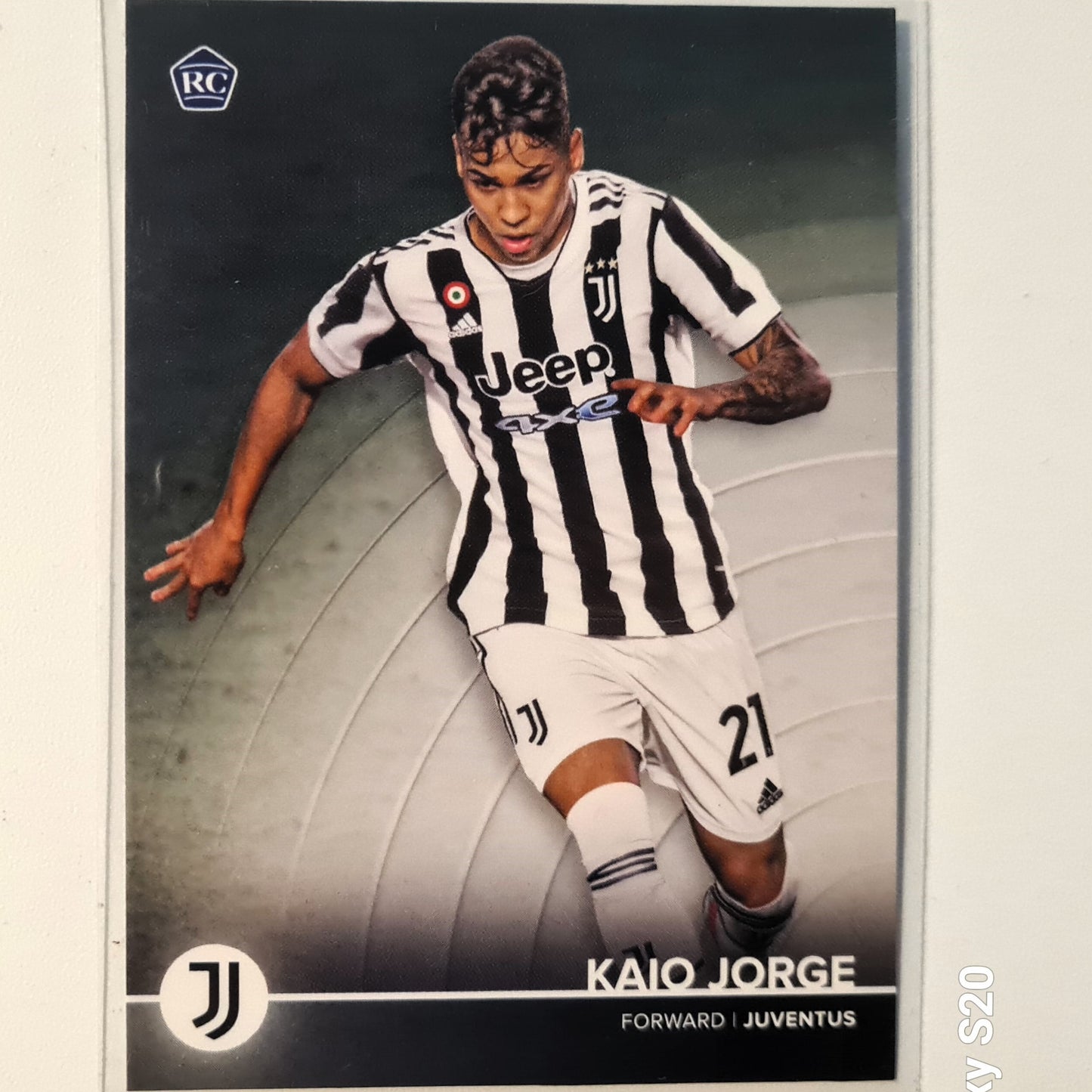 Kaio Jorge 2021 Topps Juventus team set Rookie RC #7 Soccer Football Juventus excellent/mint