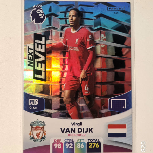 Virgil Van Dijk 2024 Panini Adrenalyn XL #434 Soccer Football Liverpool excellent/mint sleeved