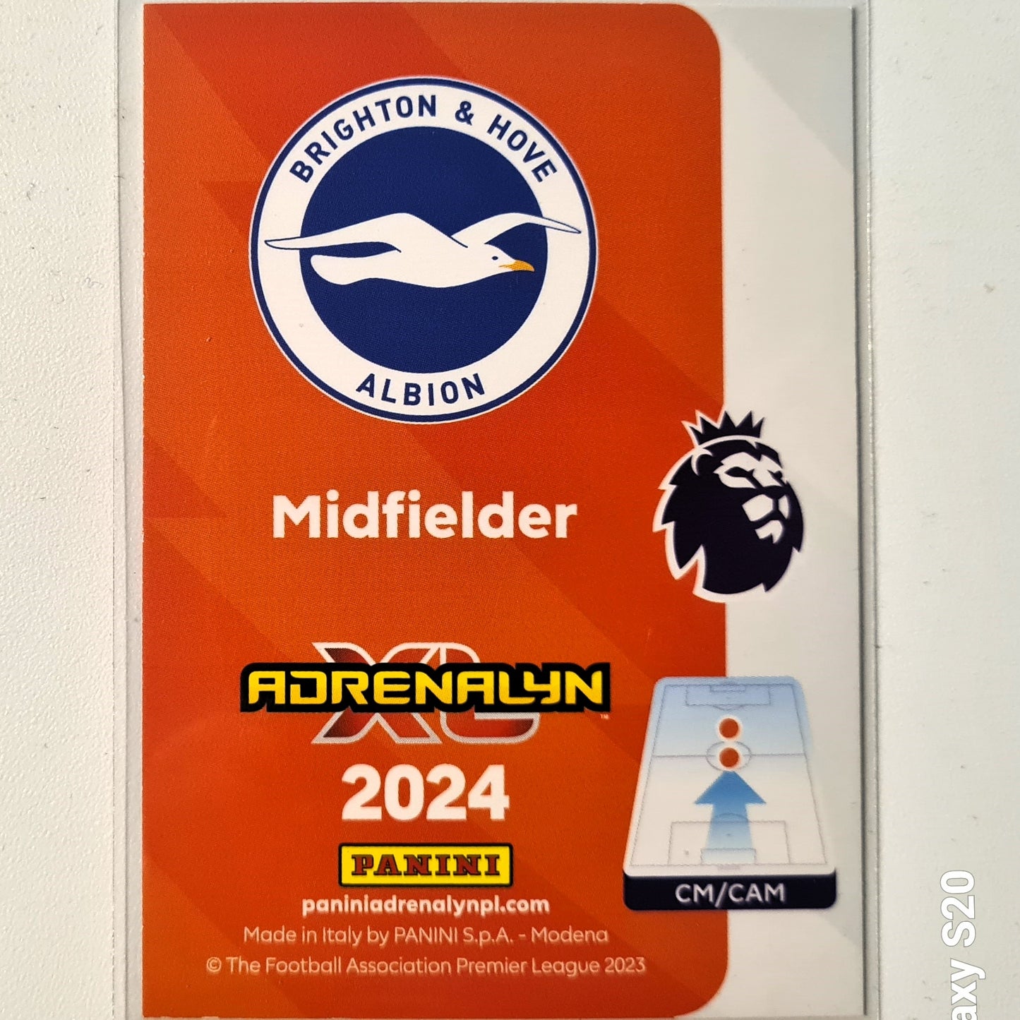 Pascal Grob 2024 Panini Adrenalyn XL Playmaker #417 Soccer Football Brighton & Hove Albion FC Excellent/mint sleeved