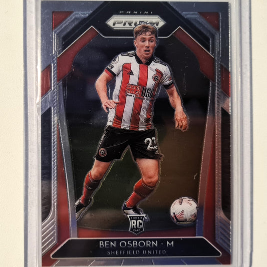 Ben Osborn 2020-21 Panini Prizm Rookie RC #65 Soccer Football Sheffield United Excellent/mint sleeved