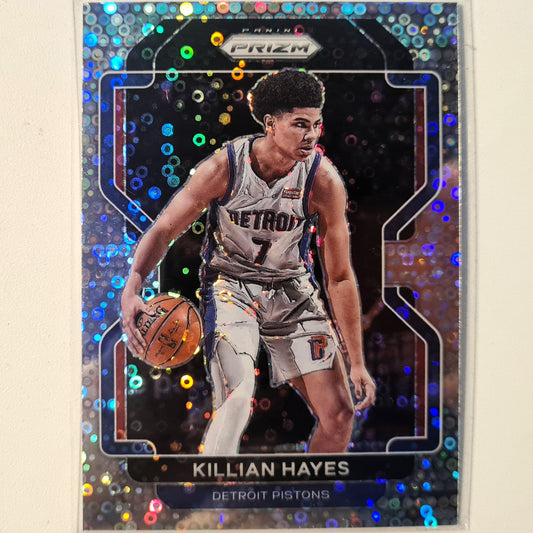 Killian Hayes 2021-22 Panini Prizm  Disco Variant #101 NBA Basketball Detroit Pistons Excellent/Mint Sleeved