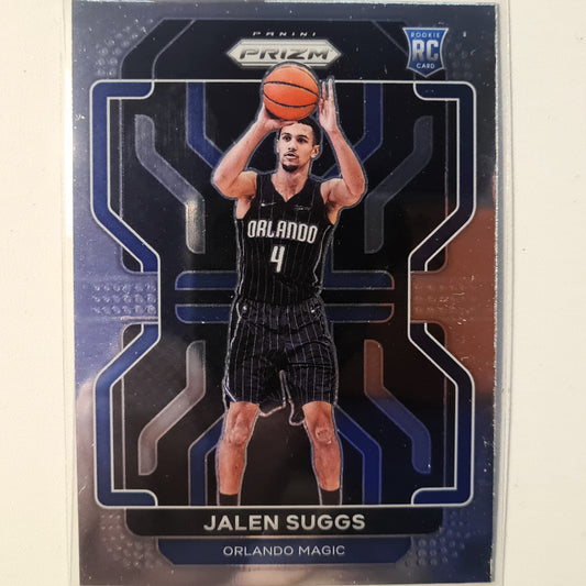 Jalen Suggs 2021-22 Panini NBA Prizm Rookie RC #314 NBA Basketball Orlando Magic Excellent/Mint Sleeved