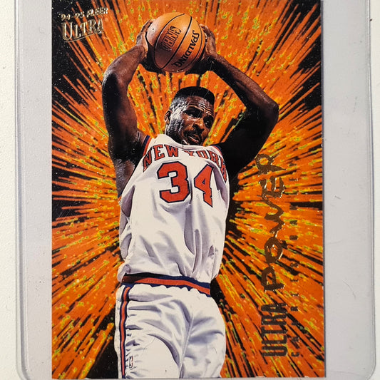 Charles Oakley 1995 Fleer 94-95 Ultra Power insert 7 of 10 NBA Basketball New York Knicks Excellent Sleeved