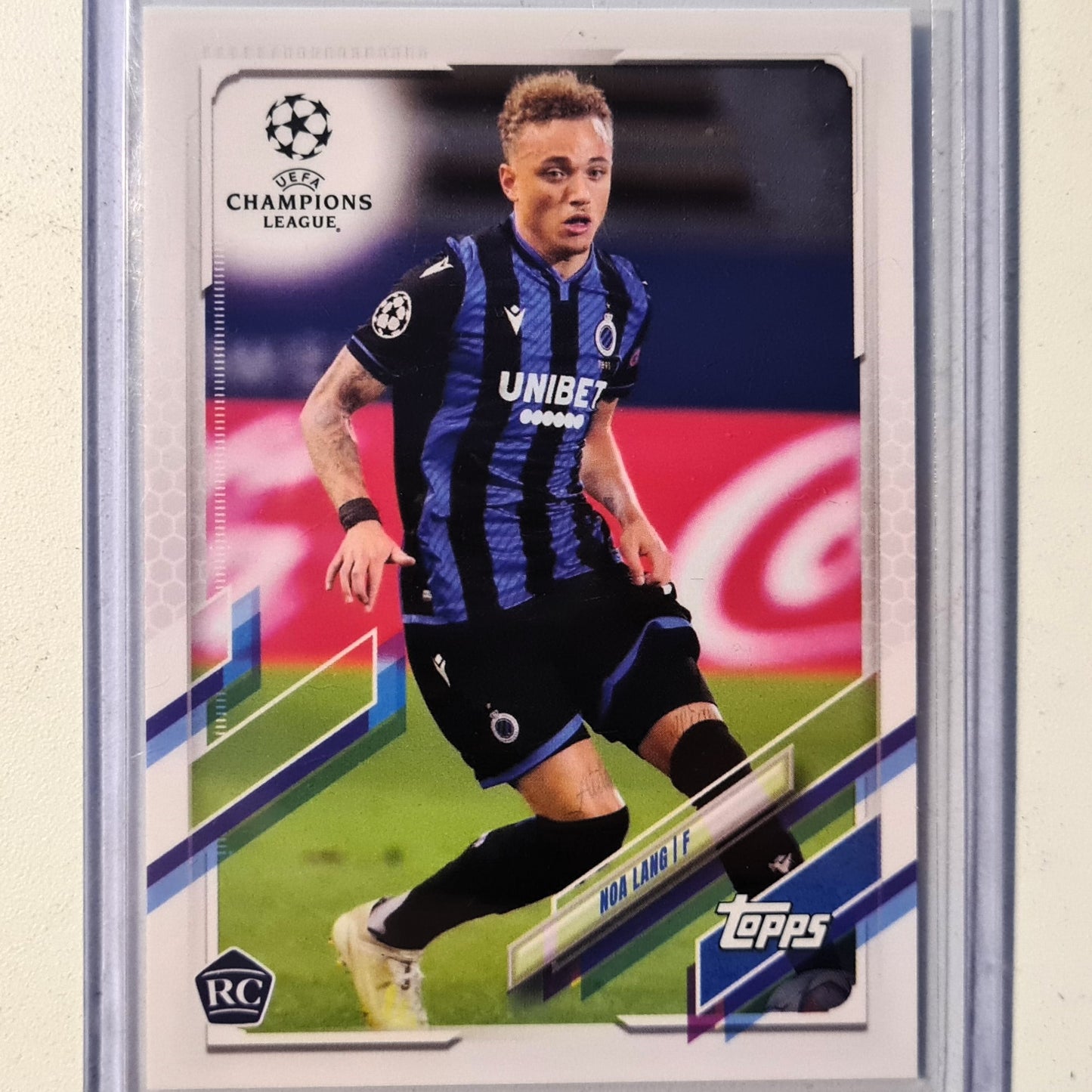 Noa Lang 2021 Topps Champions League Rookie RC japan version #85 Soccer Football Club Brugge excellent/mint