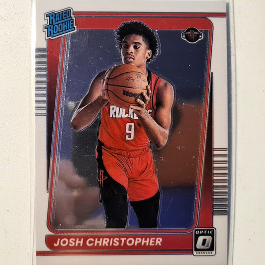 Josh Christopher 2021-22 Panini Donruss Optic Rated Rookie RC #200 NBA Basketball Houston Rockets excellent/mint