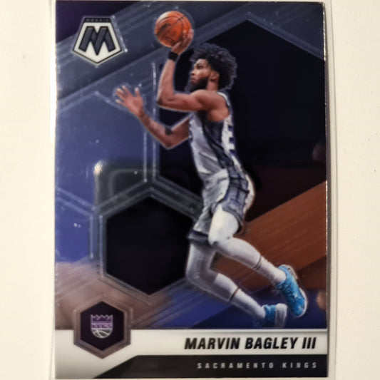 Marvin Bagley III 2020-21 Panini Mosaic #106 NBA Basketball Sacramento kings Excellent Sleeved