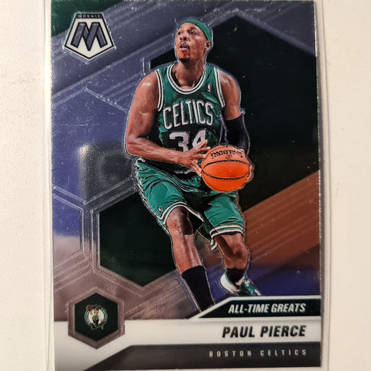 Paul Pierce 2020-21 Panini Mosaic all time greats #285 NBA Basketball Boston Celtics Excellent Sleeved