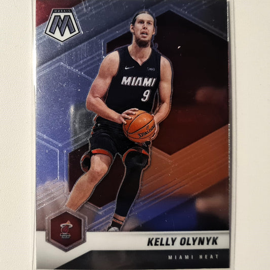 Kelly Olynyk 2020-21 Panini Mosaic #193 NBA Basketball Miami Heat Excellent Sleeved