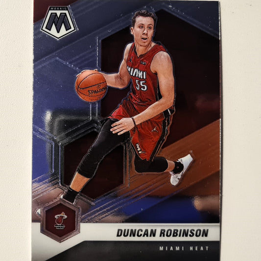 Duncan Robinson 2020-21 Panini Mosaic #28 NBA Basketball Miami Heat Excellent Sleeved